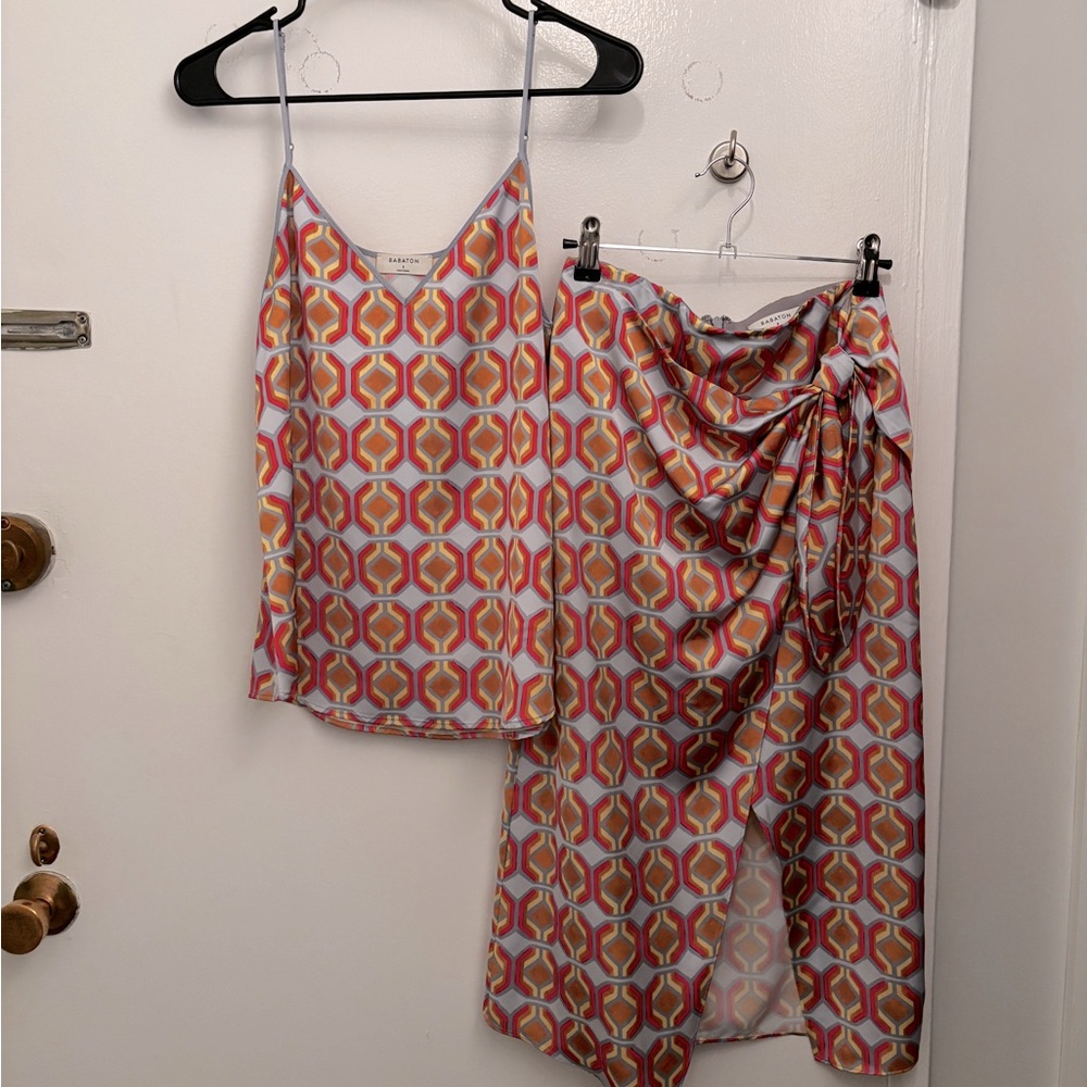 Babaton Multicolor Geometric Dress